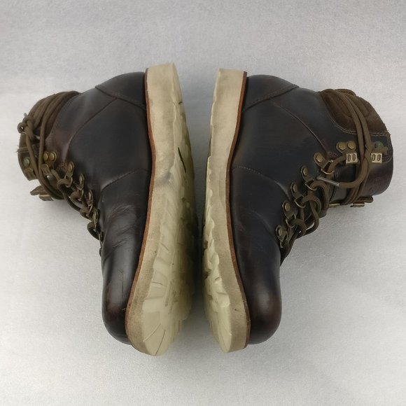 Winter boot, UGG Sheepskin Waterproof Leather Hiker Real Wool Shearling Boot m11 - Picture 3 of 7